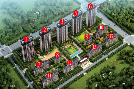 出售泰安容郡国际5室3厅3卫260平毛坯房